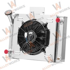 3-ROW Aluminum Radiator+Shroud Fan+Relay Fits 1982-94 Ford Ranger V8 Conversion picture