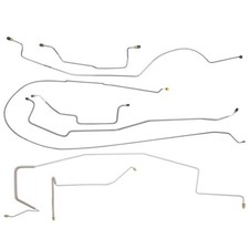1978-79 Dodge D150 Std Cab Long Bed Complete Brake Line Kit Lines Stainless picture