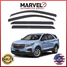 Out-Channel Window Vent Visor Rain Guards Deflectors for Chevy Equinox 2018-2024 picture