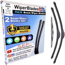 Wiper Blades For 2006 Saleen S7 1yr Warranty Set/3 w/Rear Beam Windshield Wipers picture