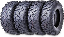 UTV ATV Tires 26x8-14 26x8x14 Front & 26x10-14 26x10x14 Rear 6PR - Set 4 picture