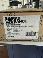 Simrad Lowrance Thru Hull Transducer. Never Used. picture