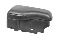 2000-2002 Saturn S Series Center Console Black Vinyl Armrest Storage OEM picture