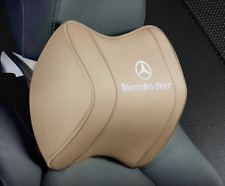 1PCS Car Seat Neck Cushion Headrest Pillow Memory Foam For Mercedes-Benz Beige picture