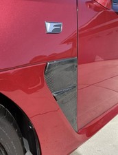 Carbon Fiber Novel Style Fender Ducts For Lexus ISF USE20 ( PAIR ) picture