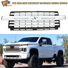 Painted Summit White Grille For Chevy Silverado 2500 3500 HD 2020-2023 84394564 picture