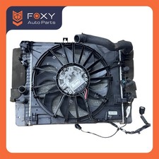 2010-2015 Jaguar XF Front Engine Motor Cooling Radiator Fan Assembly OEM picture