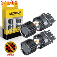 2/4/6X 3157 LED Bulbs Amber Yellow for Turn Signal Lights Build-in Load Resistor picture