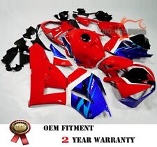 For HONDA CBR 600RR 2013-2021 ABS Injection Fairing Kit Bodywork White Red Shell picture