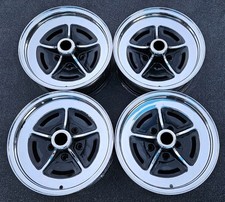 NiCe SET/4 BUICK RIVIERA GS 1971-1973 RALLY WHEELS 15 X6 RIMS 5x5 BOAT-TAIL 895 picture
