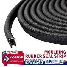 20 FT Car Door Edge Trim Black Strip Lock Guard Moulding Rubber Seal Accessories picture