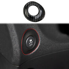 ​Carbon Fiber Style Inner Center Console ESP Button Cover Trim For Nissan 370Z picture