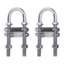 Stainless Steel Marine Boat Stern Bow Eye Tie Down U Bolt 5