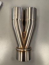 Stainless Steel 2-Into-1 Merge Collector – Dual 1.75