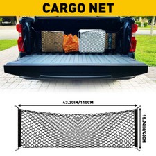 Rear Trunk Envelope Cargo Style Net for CHEVY SILVERADO GMC SIERRA 2013-2022 New picture