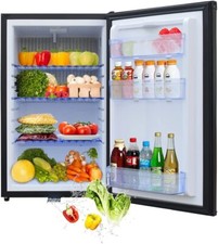 Smad 12V/110V Fridge 2 Way Absorption  Refrigerator with Lock Office Dorm Hotel picture
