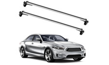 2Pcs Universal Roof Rack，47.24” Aluminum Car Roof Rack Upgrade Cross Bars with 1 picture