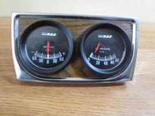 Vintage RAC Oil Pressure / AMP Amperes Gauge picture