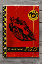 Bultaco TSS Motorcycle Owner's Manual Comb Bound Printed English Guide picture