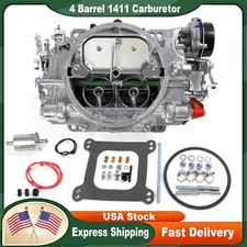 4 Barrel 1411 Carburetor Aluminum For Edelbrock Performer 750 CFM Electric Choke picture