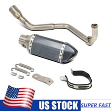 Stainless Steel Mid Low Exhaust Muffler DB Killer For Boom Vader Ice Bear PMZ125 picture