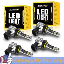 AUXITO Combo 4 9005 + 9006 LED Headlight Kit Bulbs High Low Beam 6000K 80000LM K picture