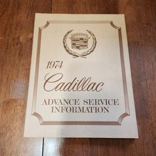 1974 Cadillac Advance Service Information Vintage OEM Manual General Motors picture