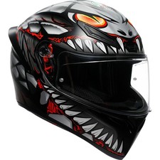 AGV K1 S Lyzard Helmet - Matte Black/Grey/Red, X-Large picture