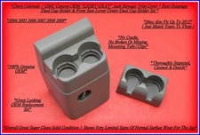 04‑12 Colorado Canyon Light Gray Rear Jack Cover Dual Cup Holder + Front Cup Hol picture