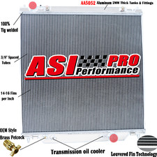ASI 3 Row Aluminum Radiator For 2005-07 Ford F250 F350 F550 Powerstroke 6.0L 6.8 picture