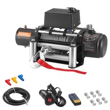 Uimoso 12V Electric Winch 12000 lbs with 85 ft Steel Cable and Waterproof Design picture