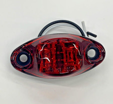 Red LED Oval Dragon's Eye 2 Diode Red Lens/Light Marker Clearance Trailer picture