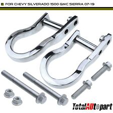 2Pcs Chrome Tow Hooks for Chevrolet Silverado 1500 GMC Sierra 1500 Limited Front picture