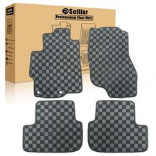 Checkered Flag Carpet Floor Mats For 2008-2015 Mitsubishi Lancer All-Weather New picture