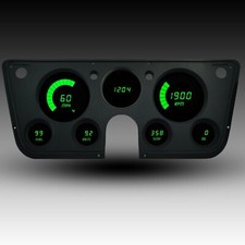 1967-1972 Chevy Truck Digital Dash GREEN LED Intellitronix DP6003G Made In USA picture