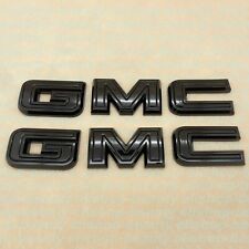 Overlay Front Rear Emblem Gloss kit For 2019 - 2024 GMC Sierra 1500 2500 3500 HD picture