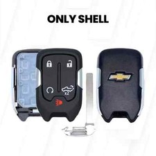 SHELL 2019-2022 CHEVROLET SILVERADO 5 BUTTON KEY FOB CASE SHELL REPLACEMENT picture