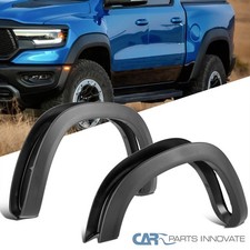 4PC Fit 2019-2024 Dodge Ram 1500 Light Textured Black OE Style Fender Flares picture