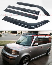 JDM WAVY STYLE SMOKED WINDOW VISOR RAIN/SUN VENT SHADE FOR 2003-2007 SCION XB BB picture