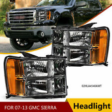 2 Pcs Clear Headlights Headlamps Fit For 2007-13 GMC Sierra 1500 2500HD 3500HD  picture