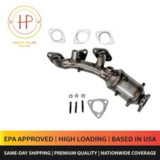 Left Catalytic Converter with Integrated Exhaust Manifold for 2002-2003 Nissan F picture