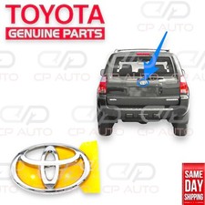 03 - 09 TOYOTA 4RUNNER REAR BACK DOOR TRUNK LIFTGATE CHROME EMBLEM BADGE OEM NEW picture