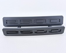 2pcs Matte Black Front Bumper Fascia Fender 2500 Emblems 2024+ GMC SIERRA 2500HD picture