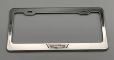 Cadillac Logo License Plate Frame Stainless Steel with Laser Engraved  picture