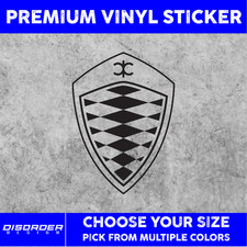 KOENIGSEGG SHIELD [VINYL STICKER]-for Car/Truck WINDOW-LAPTOP-FOLDR-U PK CLR/SZE picture