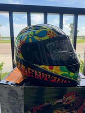 AGV “FLOWER POWER” X-R2 Valentino Rossi Valencia Limited Edition Helmet picture