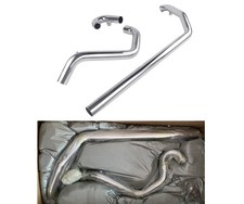 Front Exhaust Pipe Set for Harley 1995-2016 Touring, for Street Glide, Road King picture