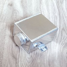 1.2L Universal Aluminum Coolant Bottle Overflow Header Expansion Tank w/ Cap picture
