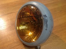 LQQK Early Auto YANKEE CLIPPER Amber fog LAMP vintage light hot rod Rat ROD picture