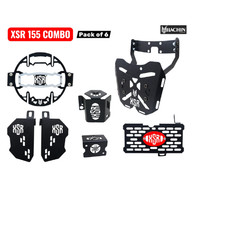 Yamaha XSR 155 Accessories Combo Kit 6 Pc Headlight Grill Radiator Guard picture